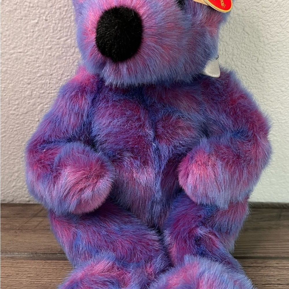 Ty Classic 1999 Purplebeary Teddy Bear approximately 14" Plush with Ty Tags